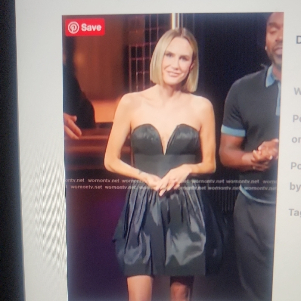 BCBGMaxAzria Strapless Cocktail Dress Size 4 $368 ( Worn By Keltie Knight)